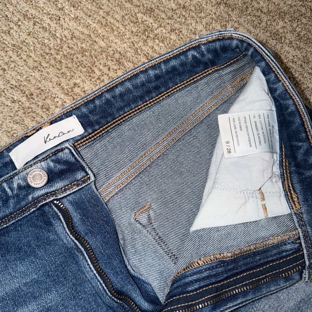 KanCan Medium Blue Flare Jeans - Picture 3 of 4